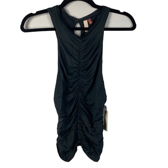 New Pilcro Ruched Reversible Tank Black Modal Size Medium NWT - Picture 1 of 9